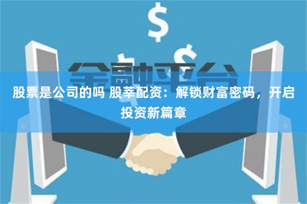 股票是公司的吗 股莘配资：解锁财富密码，开启投资新篇章